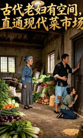 短剧《古代老妇有空间，直通现代菜市场》海报