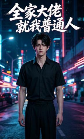 短剧《全家大佬就我普通人》海报