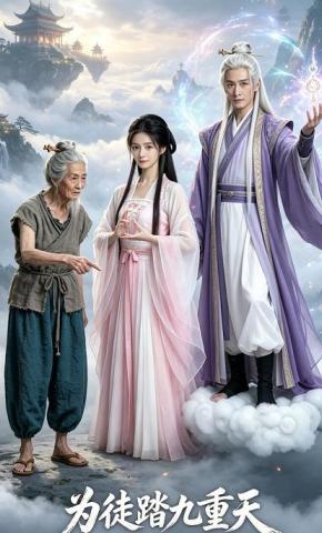 短剧《为徒踏九重天》海报