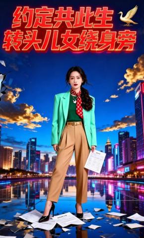 短剧《约定共此生，转头儿女绕身旁》海报