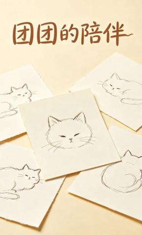 短剧《团团的陪伴》海报