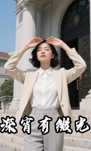 短剧《深宵有微光》海报