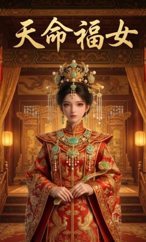 短剧《天命福女》海报