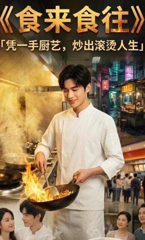 短剧《食来食往》海报