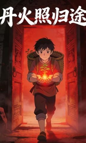 短剧《丹火照归途》海报