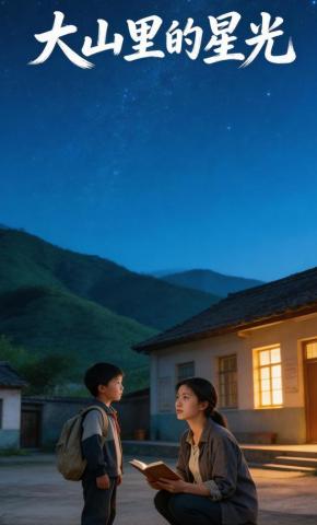 短剧《大山里的星光》海报