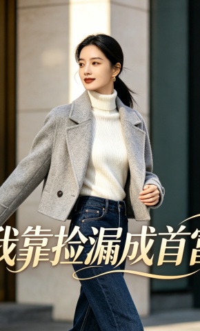 短剧《我靠捡漏成首富》海报