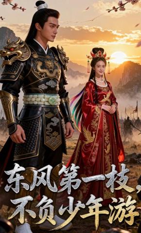 短剧《东风第一枝，不负少年游》海报