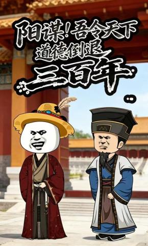 短剧《阳谋！吾令天下道德倒退三百年》海报