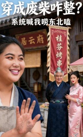 短剧《穿成废柴咋整?系统喊我唠东北嗑》海报