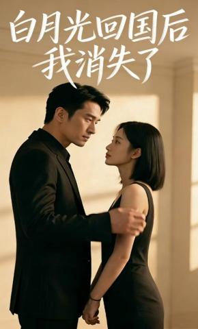 短剧《白月光回国后，我消失了》海报