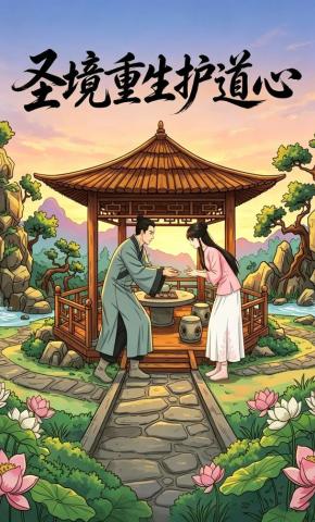 短剧《圣境重生护道心》海报