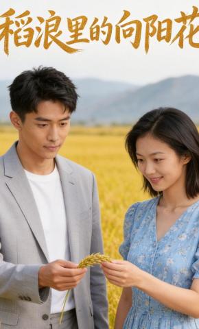 短剧《稻浪里的向阳花》海报