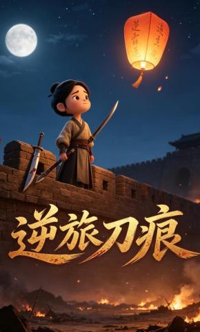 短剧《逆旅刀痕》海报