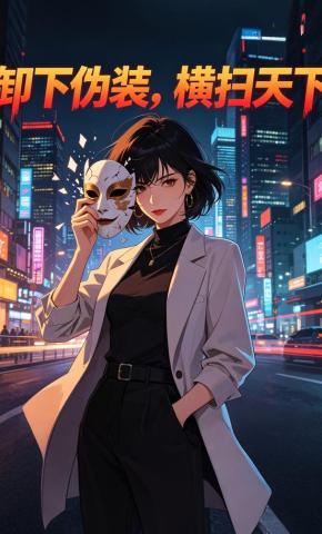 短剧《卸下伪装，横扫天下》海报