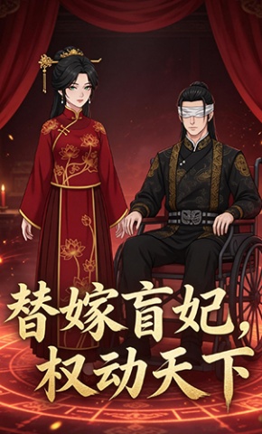 短剧《替嫁盲妃，权动天下》海报