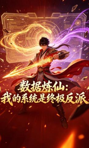 短剧《数据炼仙：我的系统是终极反派》海报