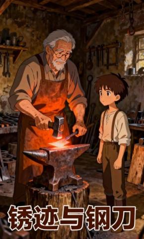 短剧《锈迹与钢刃》海报