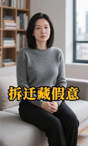 短剧《拆迁藏假意》海报