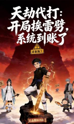 短剧《天劫代打：开局挨雷劈，系统到账了》海报
