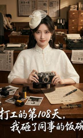 短剧《打工的第108天，我砸了同事的饭碗》海报