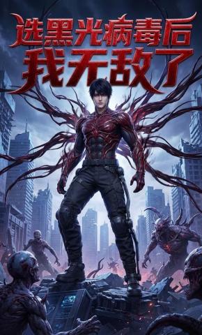 短剧《选黑光病毒后我无敌了》海报