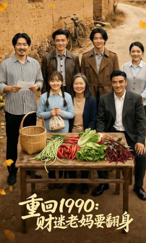 短剧《重回1990财迷老妈要翻身》海报