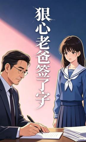 短剧《狠心老爸签了字》海报