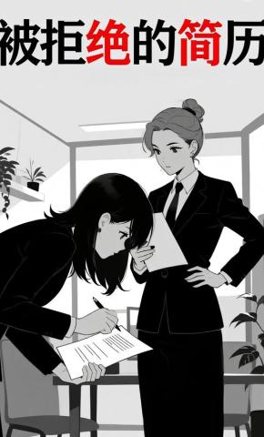 短剧《被拒绝的简历》海报