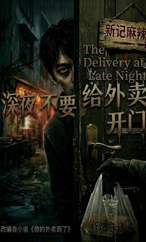 短剧《深夜不要给外卖开门》海报