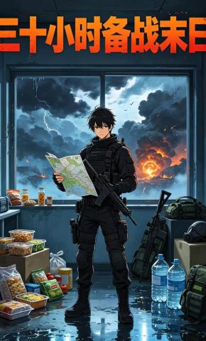 短剧《三十小时备战末日》海报