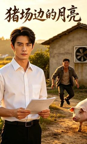 短剧《猪场边的月亮》海报