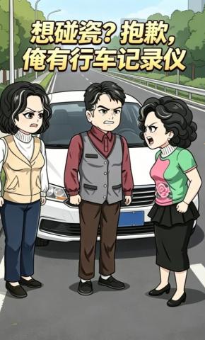短剧《想碰瓷？抱歉，俺有行车记录仪》海报