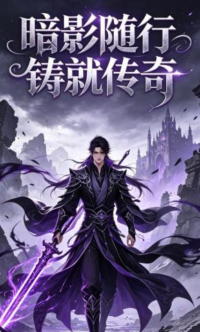 短剧《暗影随行铸就传奇》海报