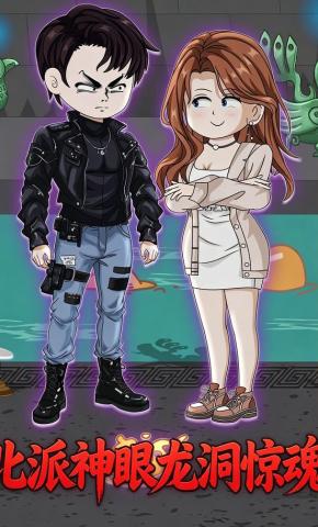 短剧《北派神眼龙洞惊魂》海报