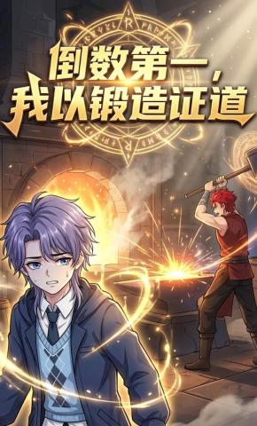 短剧《倒数第一，我以锻造证道》海报