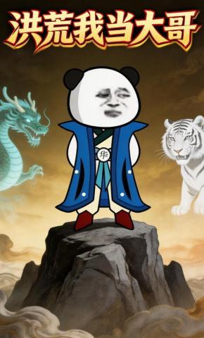 短剧《洪荒我当大哥》海报