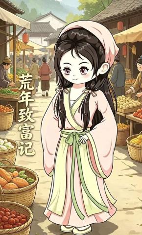 短剧《荒年致富记》海报