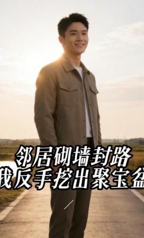 短剧《邻居砌墙封路，我反手挖出聚宝盆》海报