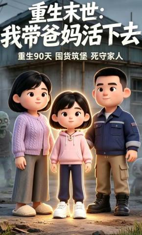 短剧《重生末世：我带爸妈活下去》海报