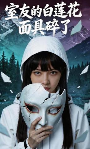 短剧《室友的白莲花面具碎了》海报