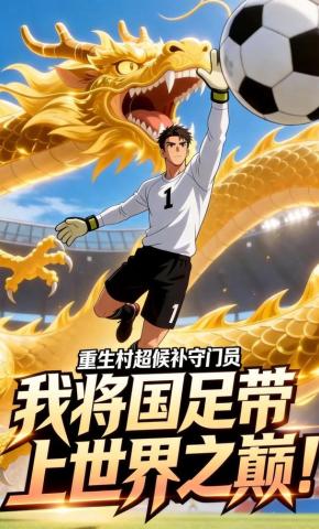 短剧《重生村超候补守门员，我将国足带上世界之巅》海报