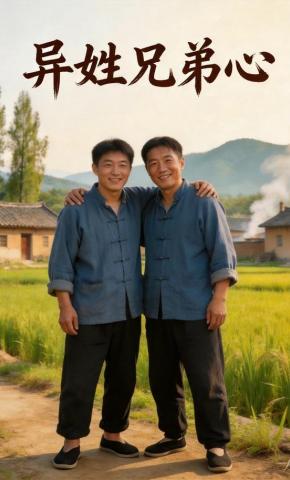 短剧《异姓兄弟心》海报