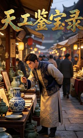 短剧《天工鉴宝录》海报