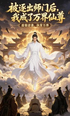 短剧《被逐出师门后，我成了万界仙尊》海报
