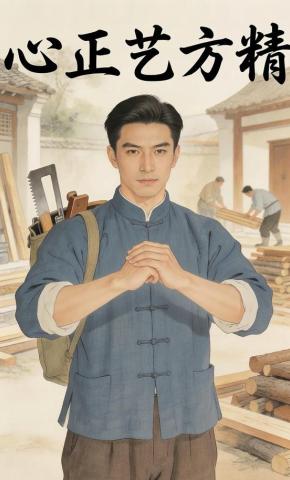 短剧《心正艺方精》海报