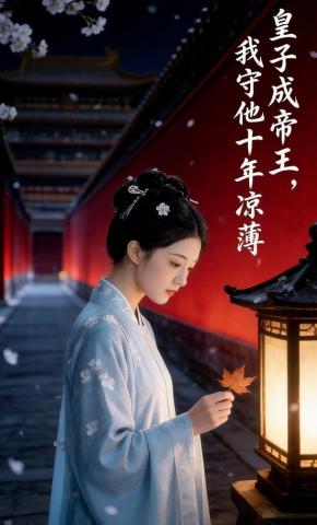 短剧《皇子成帝王，我守他十年凉薄》海报