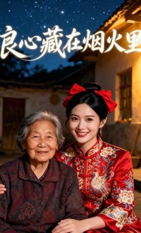 短剧《良心藏在烟火里》海报