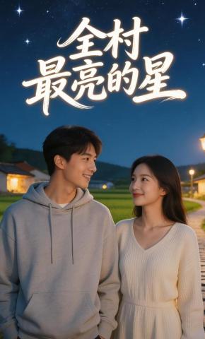 短剧《全村最亮的星》海报