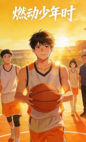 短剧《燃动少年时》海报